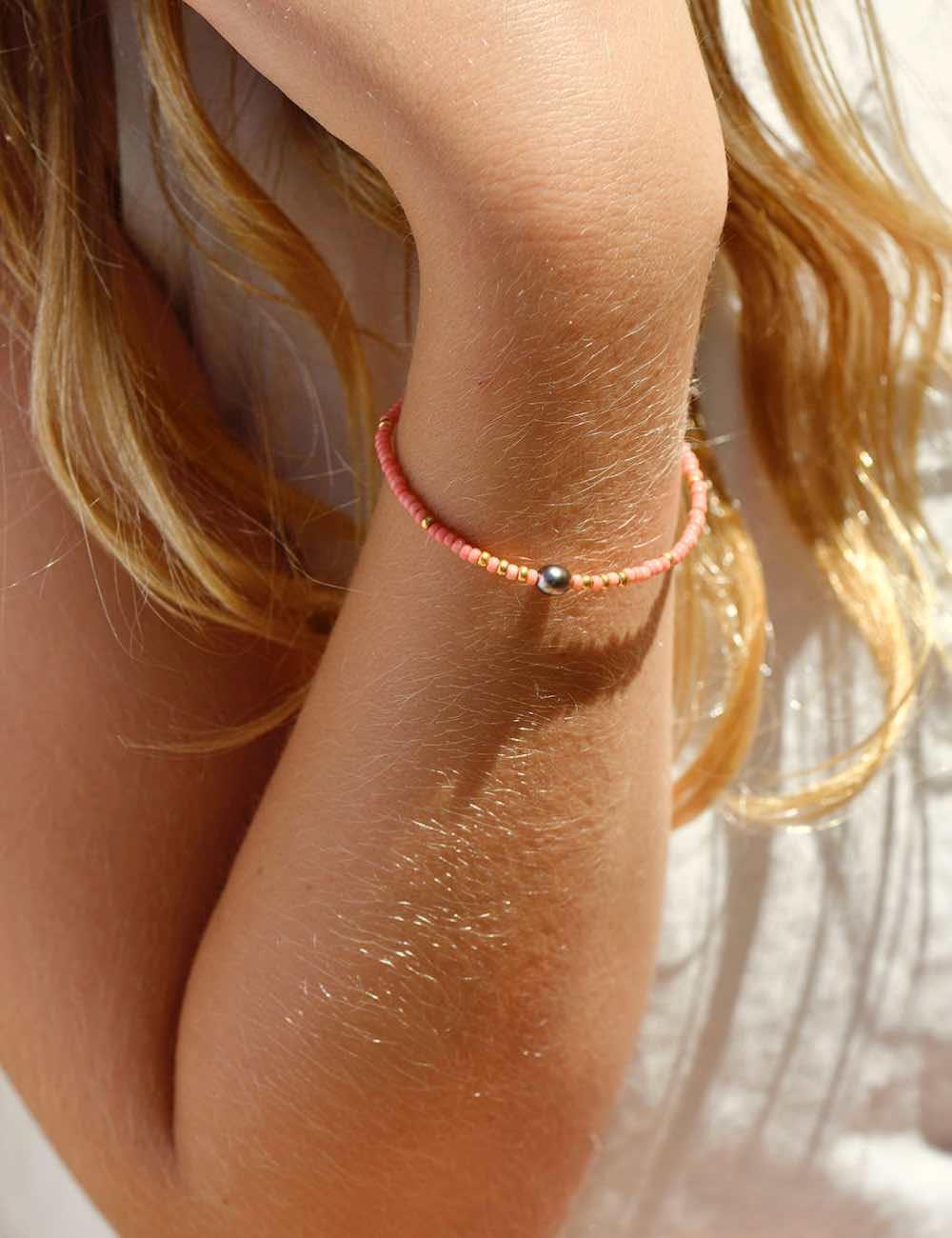BRACELET POË, WATERMELON - PARCI PARLÄ