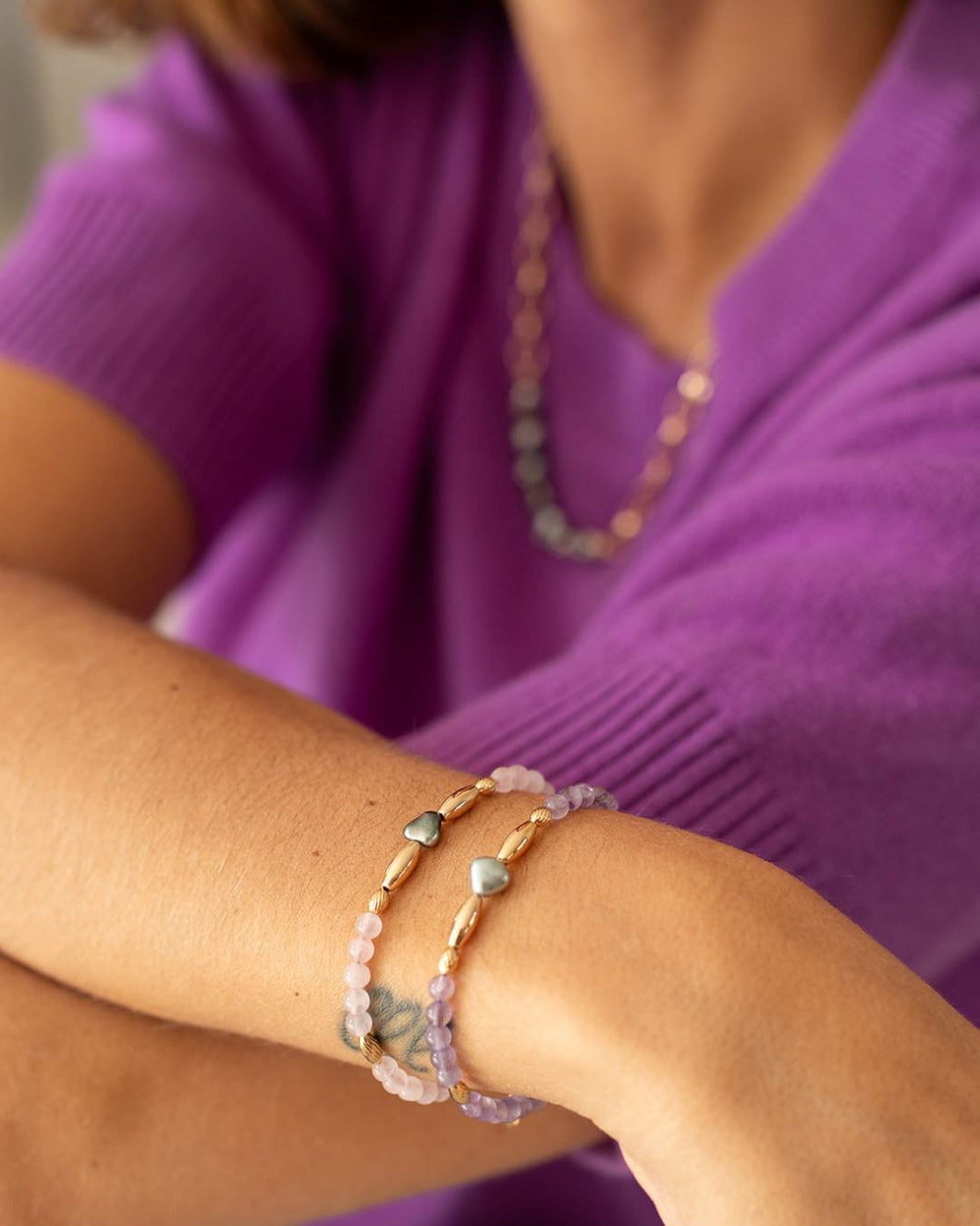BRACELET CHAMAREL I QUARTZ ROSE