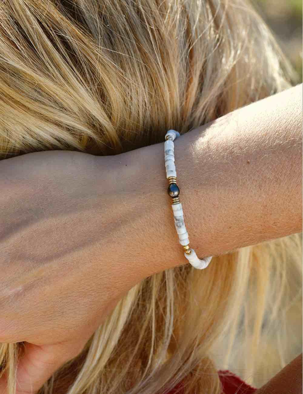 BRACELET KOKOMO, MARBLE - PARCI PARLÄ